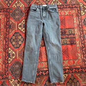 Everlane Women's Straight Leg Jeans - Gray